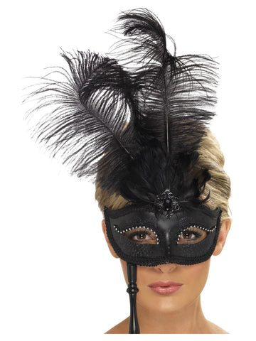 Baroque Fantasy Eyemask Black