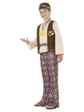 Boy's Hippie Boy Costume, with Top, Attached Waistcoat
