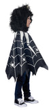 Glow In the Dark Spider Poncho Costume for Toddlers