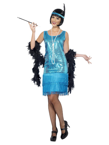 Women's Plus Size Flirty Flapper Costume