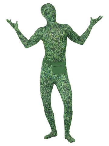 Men's Second Skin Costume, Grass Pattern