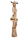 Women's Fever Giraffe Costume, Tutu Dress