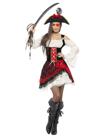 Women's Glamorous Lady Pirate Costume