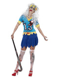 Women's High School Horror Zombie Hockey Player Costume