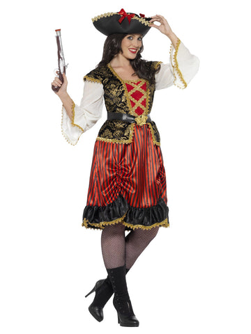 Women's Curves Pirate Lady Costume