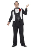 Men's Curves Gangster Costume, with Jacket, Trousers