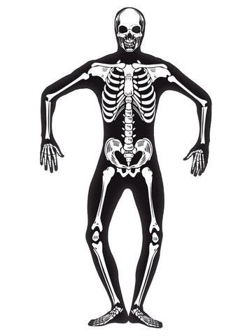 Men's Skeleton Second Skin Costume