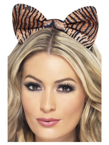 Tiger Bow on Headband
