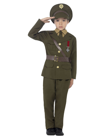 Boy's Army Officer Costume