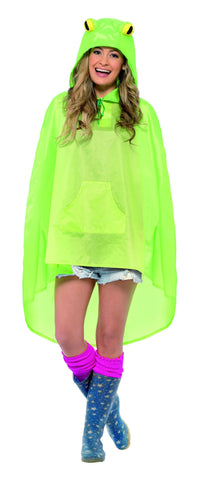 Frog Party Poncho