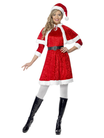 Miss Santa Claus Costume, Red