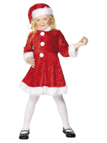 Mini Miss Santa Claus Costume