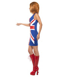 Women's Ginger Power, British Flag Costume