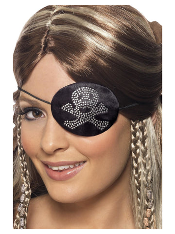 Pirates Eyepatch Skull Black
