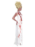 Women's High School Horror Zombie Prom Queen Costume