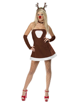 Women's Red Hot Reindeer Costume - The Halloween Spot
