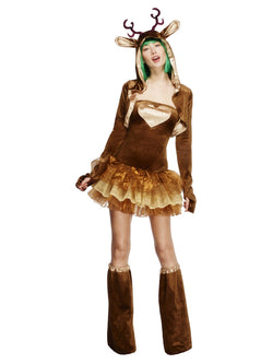 Women's Fever Reindeer Costume, Tutu Dress - The Halloween Spot