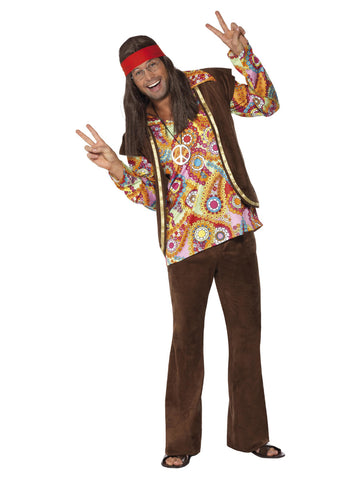 Men's Psychedelic 1960s Hippy Costume
