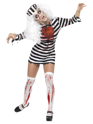 Women's Zombie Convict Costume