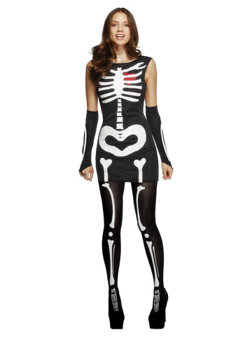 Women's Fever Skeleton Costume
