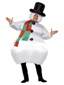 Women's Inflatable Snowman Costume - The Halloween Spot