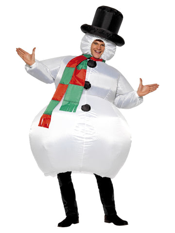 Women's Inflatable Snowman Costume