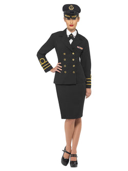 Women's Navy Officer Costume - The Halloween Spot