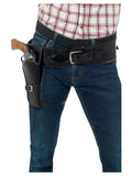Adult Faux Leather Single Holster with Belt