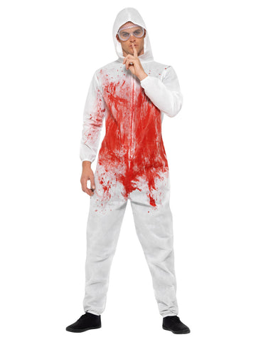 Men's Bloody Forensic Overall Costume