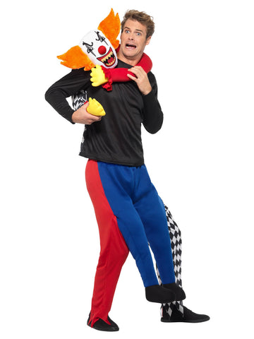 Piggyback Kidnap Clown Costume | Carry me Costume