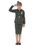 Girl's WW2 Army Girl Costume