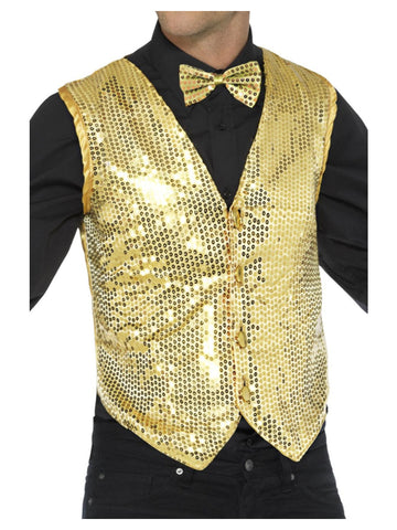 Sequin Waistcoat For Adults
