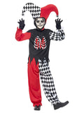 Boy's Blood Curdling Jester Costume