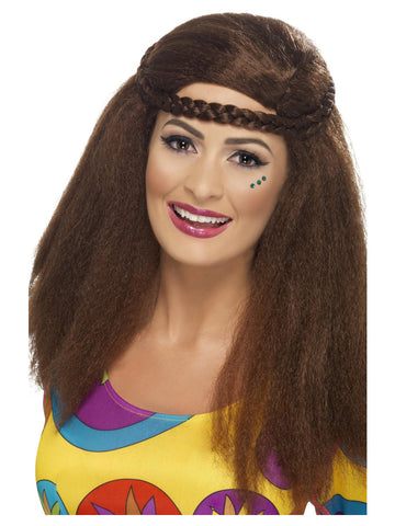 Halloween Hippie Chick Long Afro