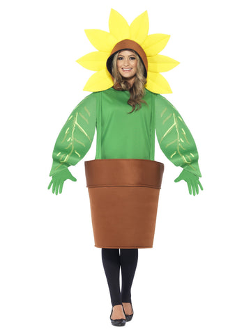 Sunflower Costume, with Top with Attached Hood