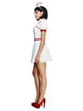 Women's Fever Bed Side Nurse Costume, with Dress