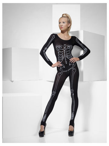 Women's Skeleton Print Bodysuit