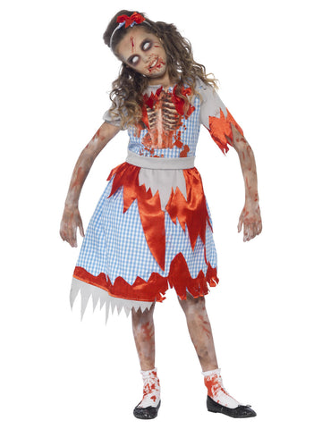 Girl's Zombie Countrygirl Costume