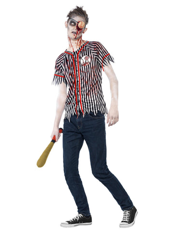 Teen Size Zombie Baseball Player Costume