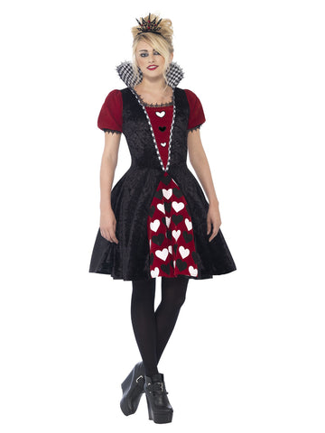 Teen Size Deluxe Dark Red Queen Costume