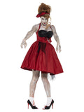 Women's Zombie 50s Rockabilly Costume