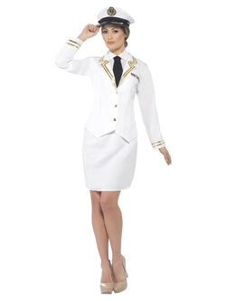 Women's Naval Officer Costume - The Halloween Spot