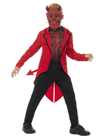 Deluxe Day of the Dead Devil Boy Costume