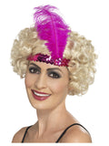 Flapper Headband with feather