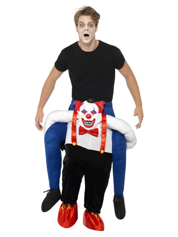 Men's Piggyback Sinister Clown Carry Me Costume
