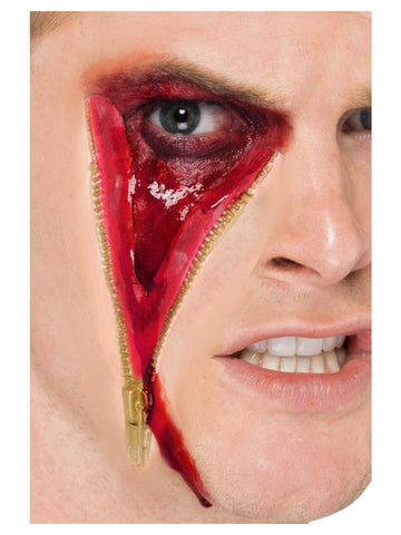 Halloween Make-Up FX, Zip Face Latex Scar