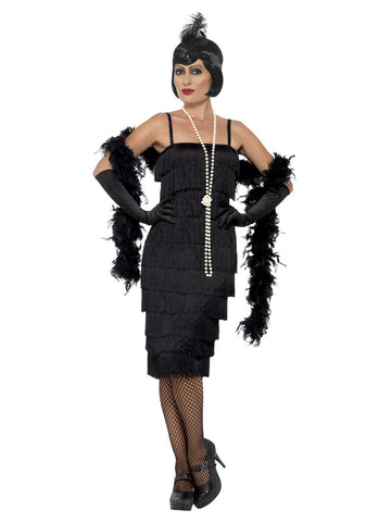 Women's Black Flapper Costume