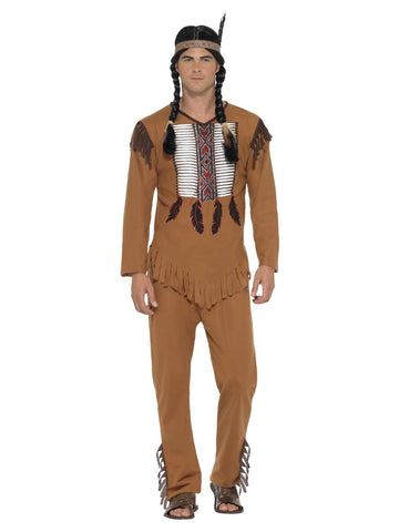 Men's Native American Inspired Warrior Costume