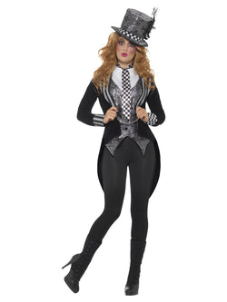 Deluxe Dark Miss Hatter Costume - The Halloween Spot
