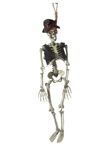 Animated Hanging Groom Skeleton Decoration